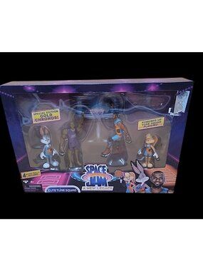 Space Jam A New Legacy Elite Tune Squad Four Figure Set Chronos LeBron James